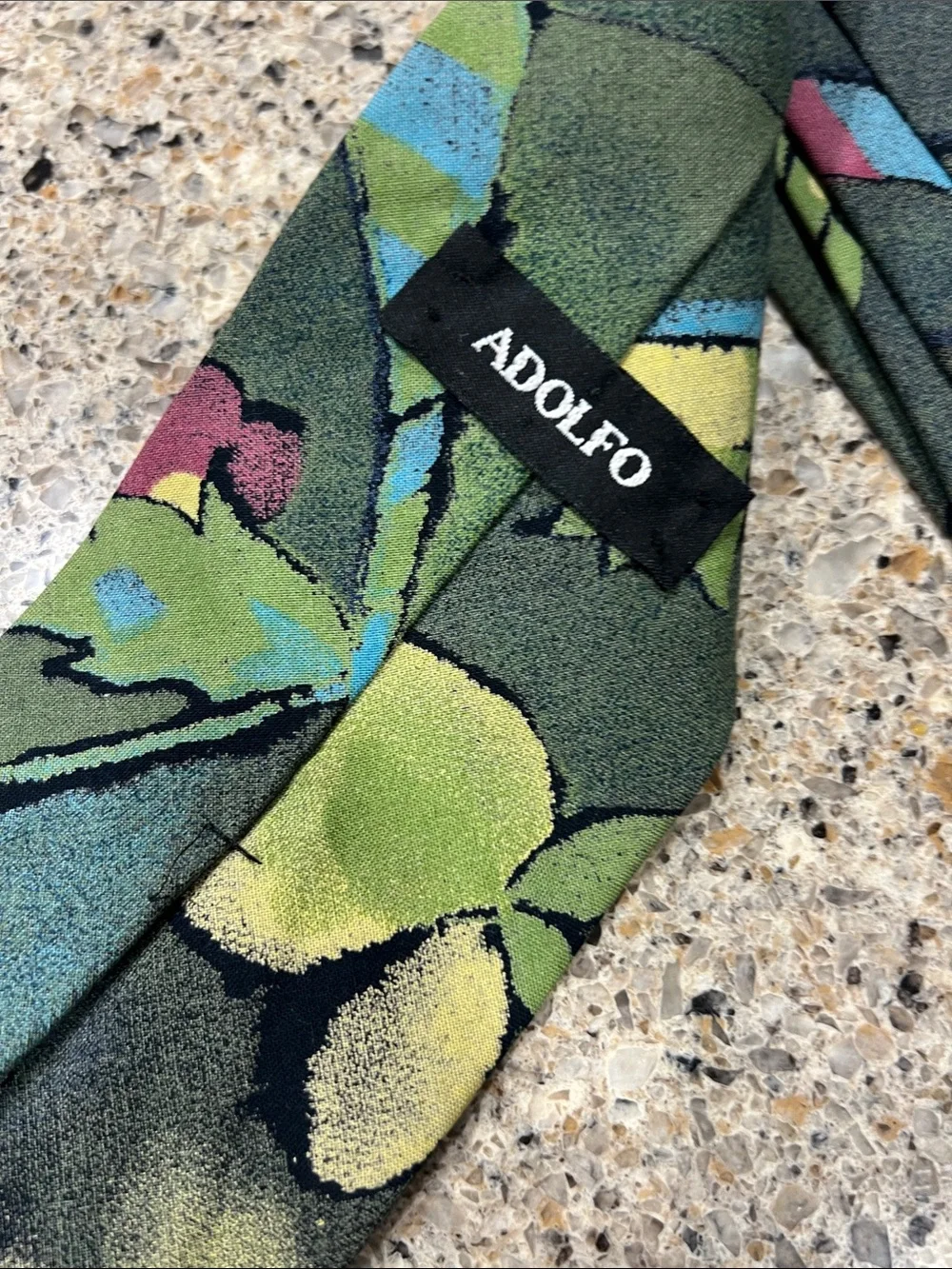 Assorted Men's Patterned Ties Dior Ralph Lauren - Multi-Color lot of 7 used z24